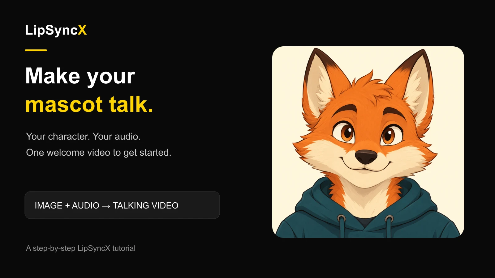 How to Make a Company Mascot Talk With Your Own Audio