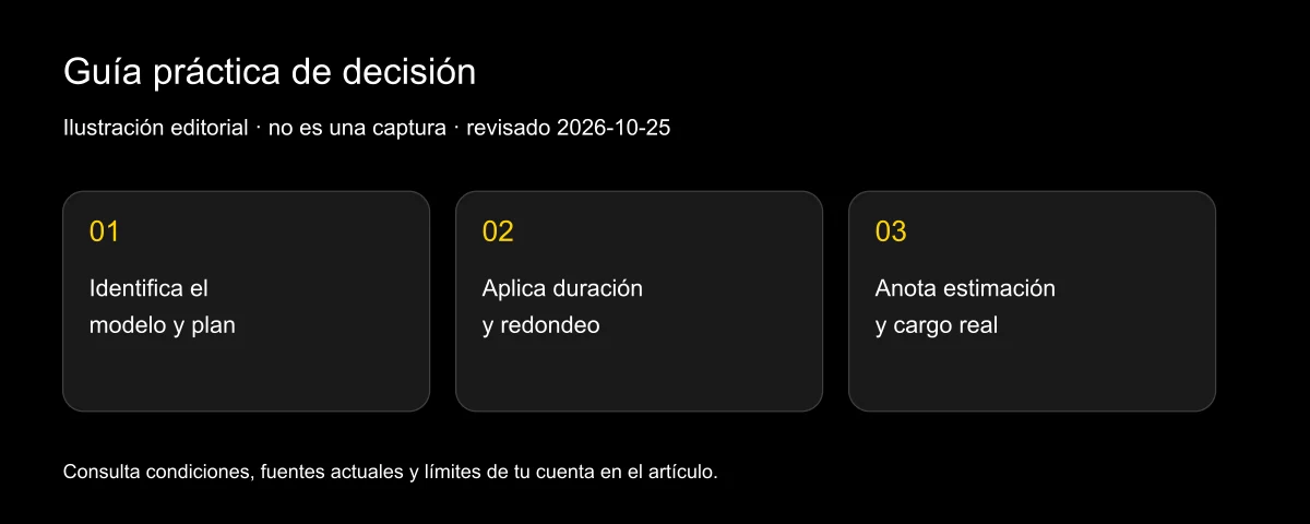 ¿Cuántos créditos necesito para un vídeo de 10 segundos?