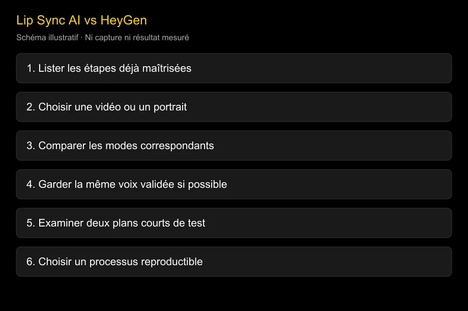 Lip Sync AI vs HeyGen : outil spécialisé ou processus vidéo partagé ?