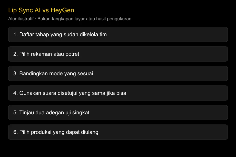 Lip Sync AI vs HeyGen: alat spesialis atau alur video bersama?