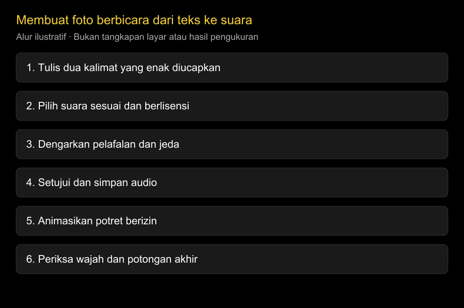 Membuat foto berbicara dari teks ke suara: tanpa mikrofon