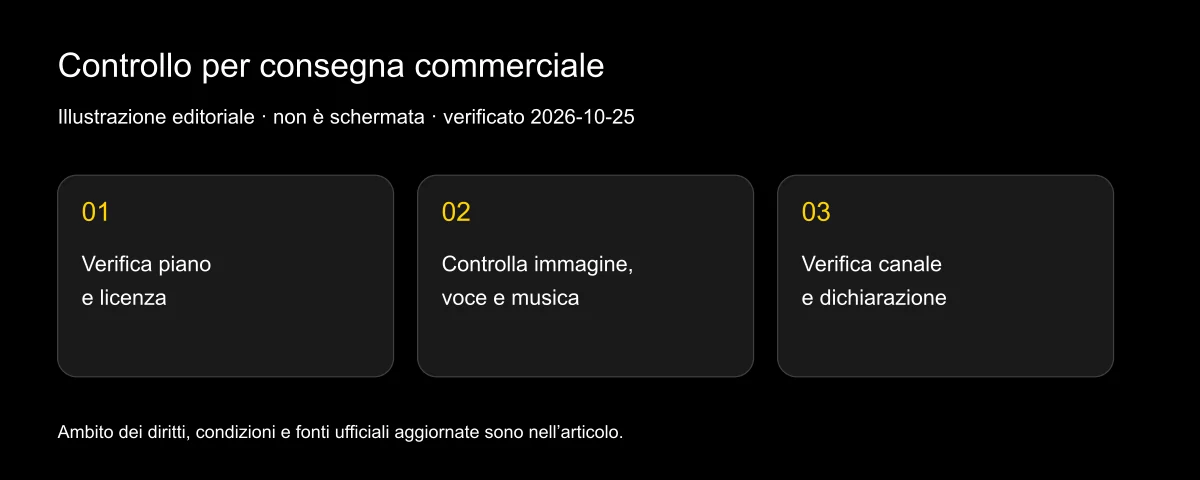 Posso usare commercialmente i video di lip sync IA?