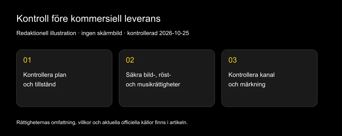 Får jag använda AI-läppsynkvideor kommersiellt?